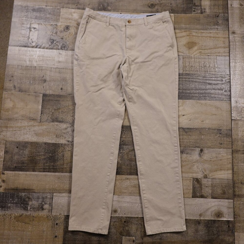 Bonobos Slim Fit Chino Pants‎ Men’s 35x34 Khaki Stretch Casual Preppy